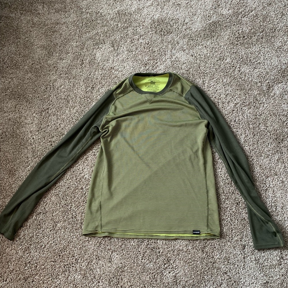 Patagonia capilene 2 long sleeve.